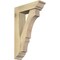 Ekena Millwork Balboa Traditional Rough Sawn Bracket w/ Offset Brace, Douglas Fir, 6"W x 20"D x 32"H BKT0604X20X32BOA01RDF - alternate 1